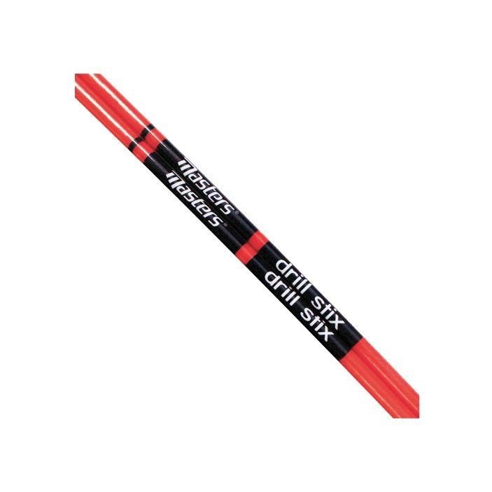 Masters Golf Masters Drill-Stix Tiges d'alignement d'entraînement, 2pc, rouge