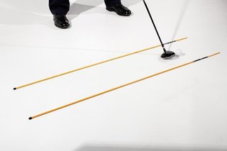 Masters Golf Masters Drill-Stix Tiges d'alignement d'entraînement, 2pc, jaune