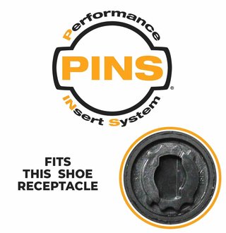 SoftSpikes Softspikes Stealth crampons de golf, noir/argent, PINS (20pcs)