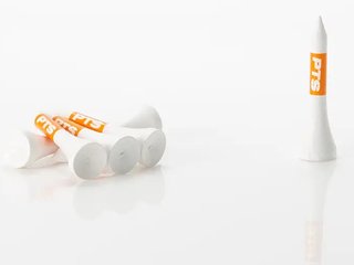 Pride Professional Tee System Prolength Mini tees en bois orange 38mm (1 1/2"), 90 tées