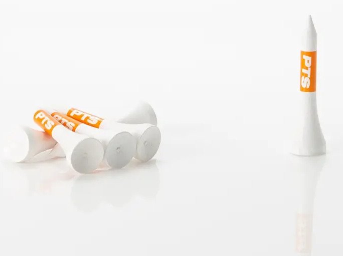 Pride Professional Tee System Prolength Mini tees en bois orange 38mm (1 1/2"), 90 tées