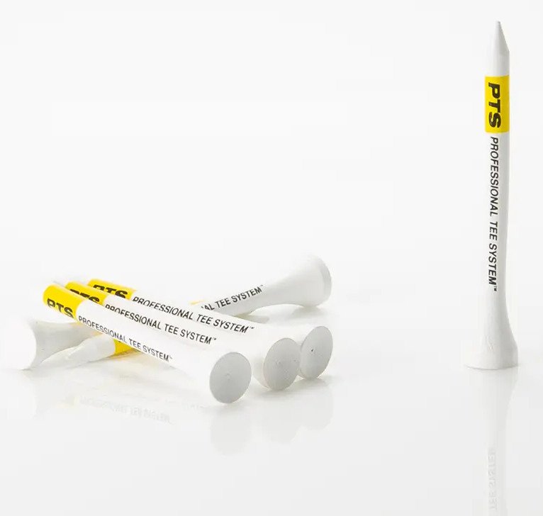 Pride Professional Tee System Prolength Yellow tees en bois 69mm (2 3/4"), 100 tees