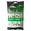 Pride Professional Tee System Prolength Max tees en bois verts 101mm (4"), 50 tees