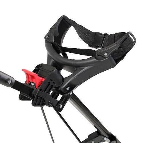 Masters 5 Series chariot de golf manuel, noir