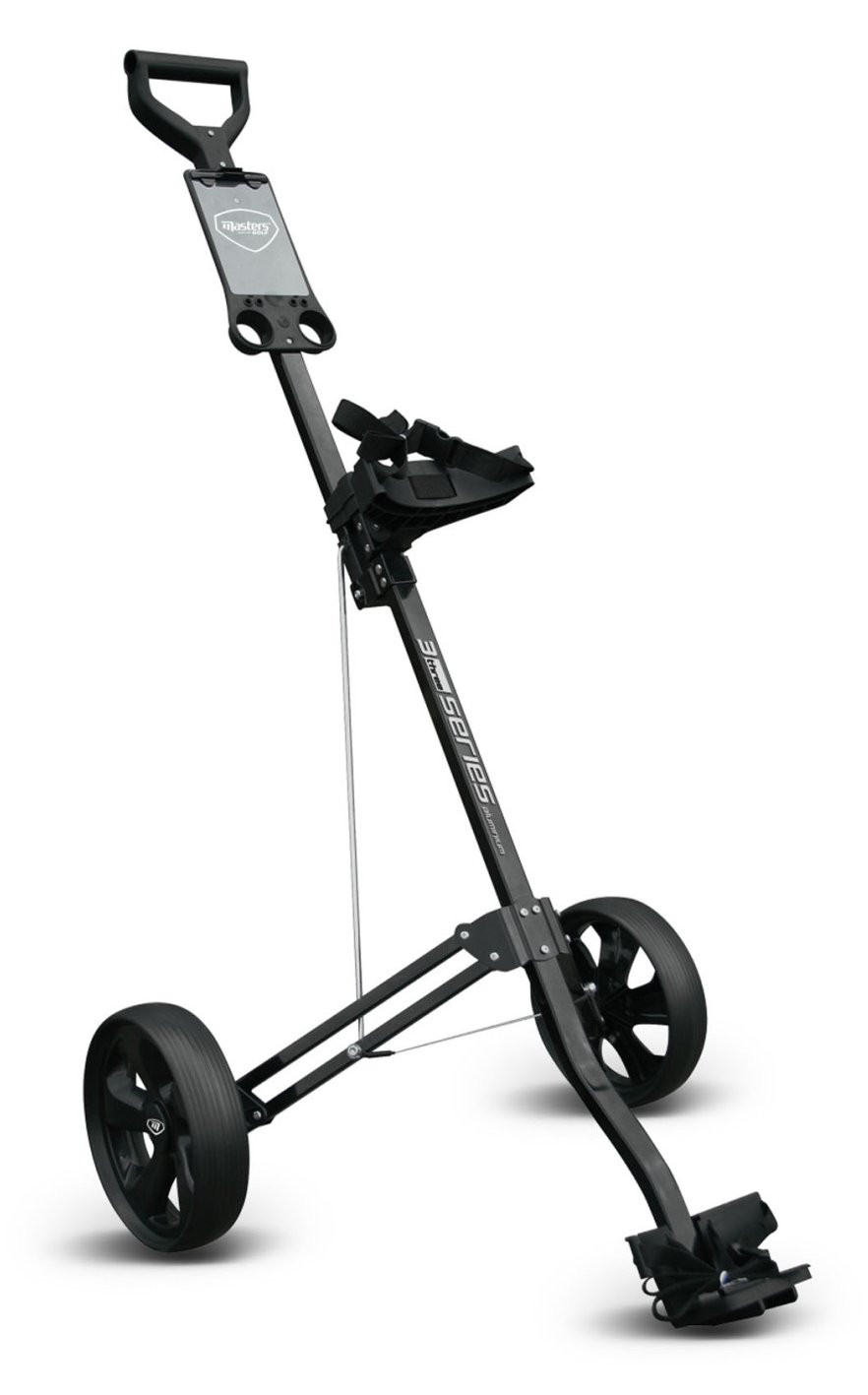 Masters Golf 3 Series Aluminium chariot manuel, noir