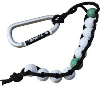 Masters Golf Masters Bead Stroke Counter compteur de coups, blanc/vert
