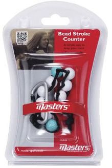 Masters Golf Masters Bead Stroke Counter compteur de coups, blanc/vert