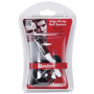 Masters Golf Masters Align-M-Up Ball System, noir