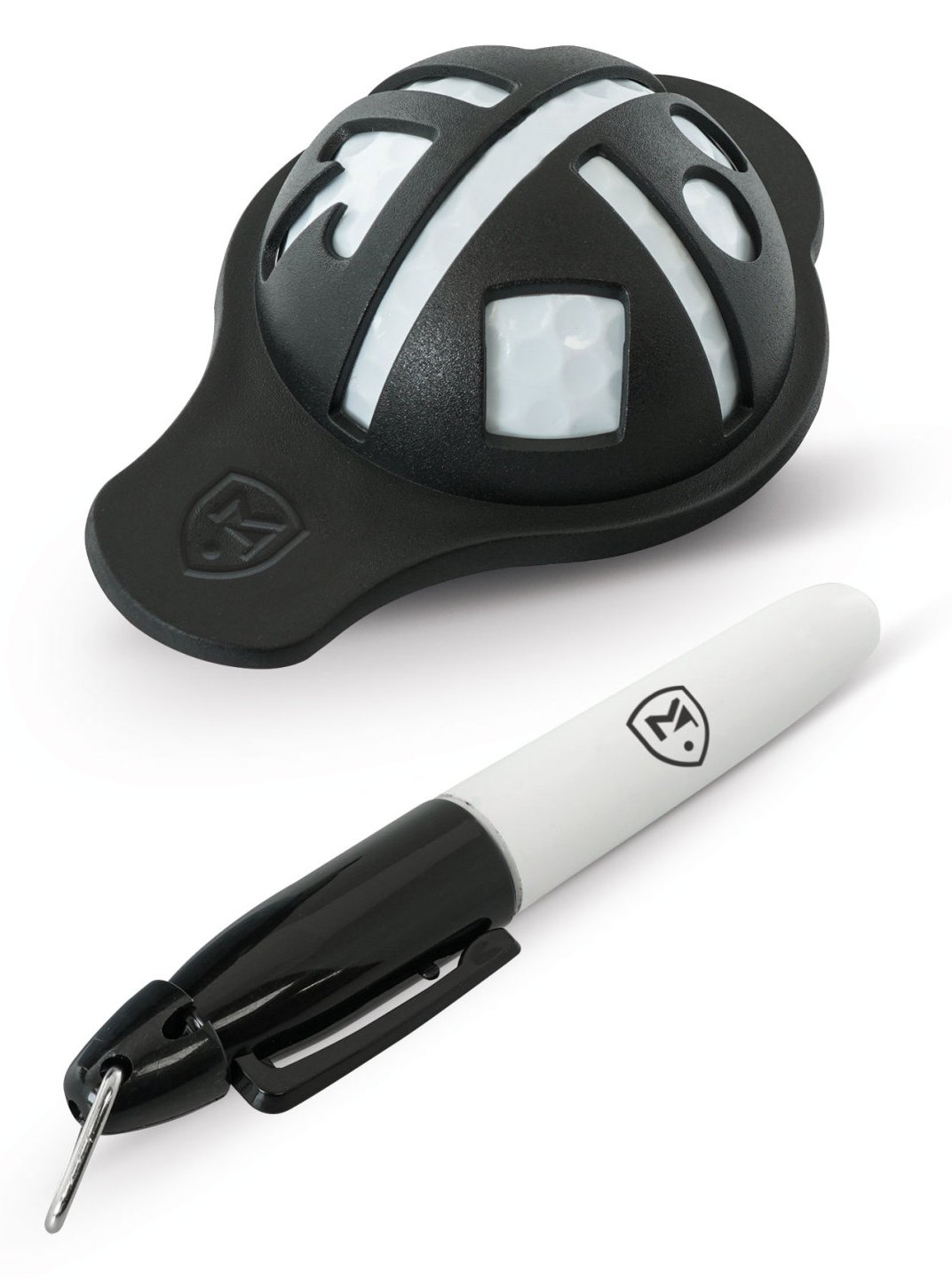 Masters Golf Masters Align-M-Up Ball System, noir