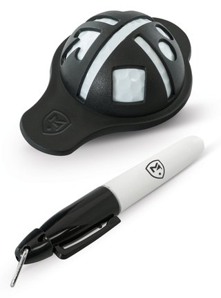 Masters Golf Masters Align-M-Up Ball System, noir