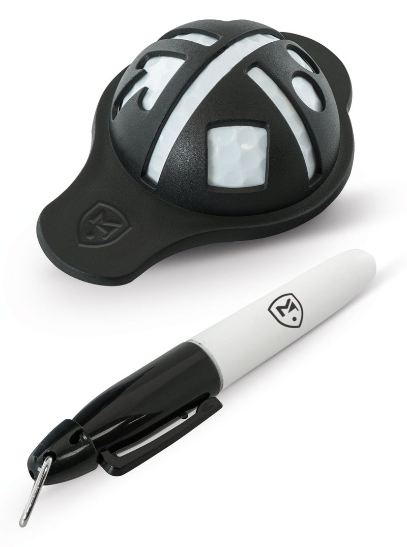 Masters Golf Masters Align-M-Up Ball System, noir