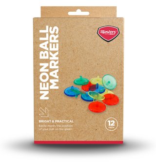 Masters Golf Neon Ball Markers (12 pack) marqueurs de balle