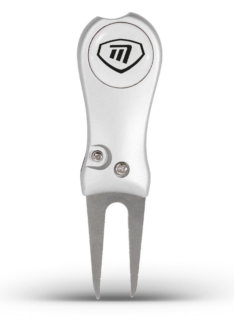 Masters Golf Switchblade Style Pitchfork fourchette de divot, argentée
