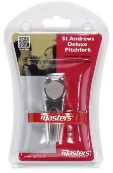 Masters Golf Masters St Andrews Deluxe fourche de green argentée