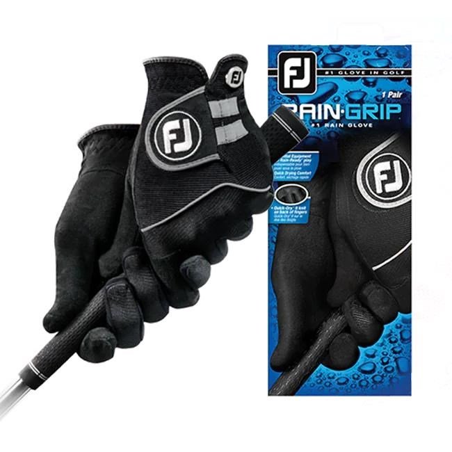 FootJoy RainGrip Pair gants de golf femme, noir