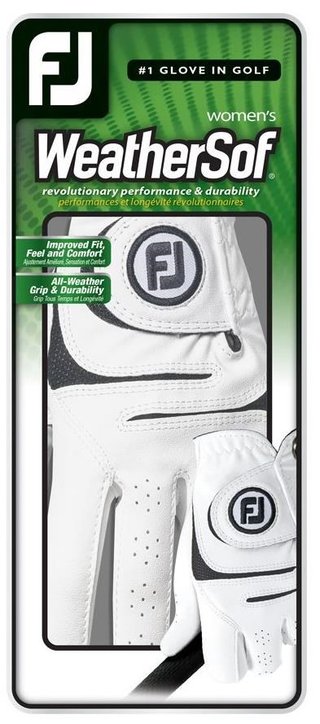 FootJoy WeatherSof 18 gant de golf femme, blanc