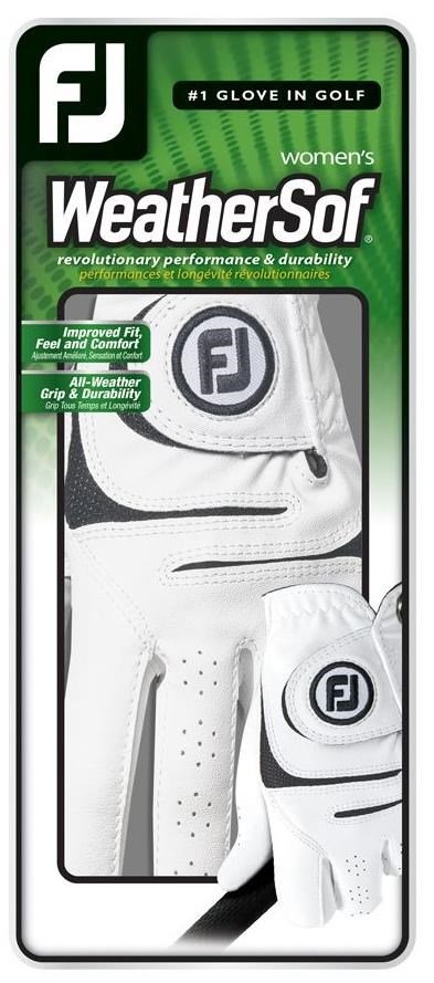 FootJoy WeatherSof 18 gant de golf femme, blanc