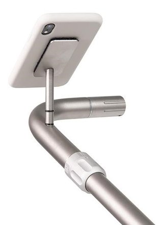JuCad Velcro support smartphone, titanium
