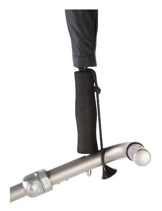 JuCad parapluie de golf télescopique 68" automatique avec épingle, argent (protection UV 99%/UPF50+)