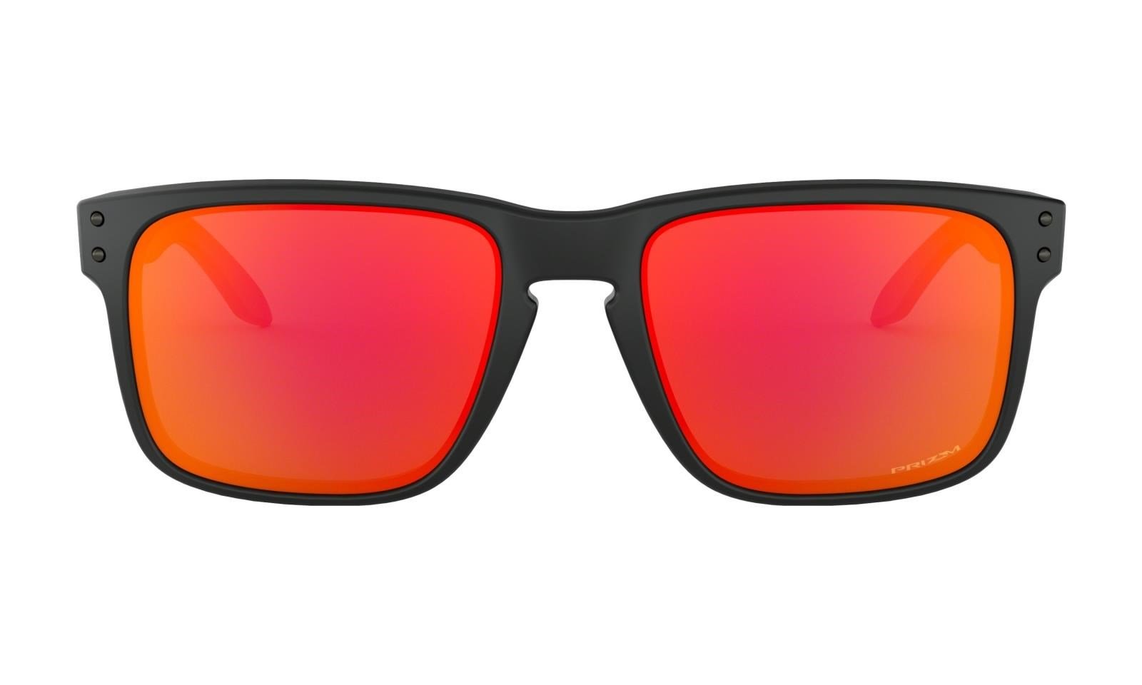 Oakley Holbrook Prizm Ruby lunettes de soleil homme, Matte Black