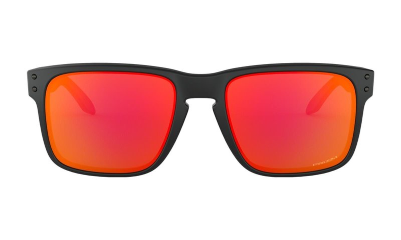 Oakley Holbrook Prizm Ruby lunettes de soleil homme, Matte Black
