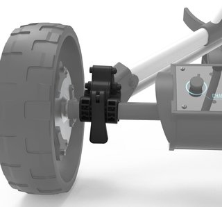 Alphard Club Booster eWheel Bracket Set - Clicgear 3.5 accessoire de chariot, noir