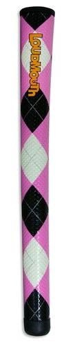 Loudmouth Golf Swing Pink & Black Argyle grip Standard