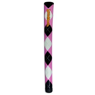 Loudmouth Golf Swing Pink & Black Argyle grip Standard