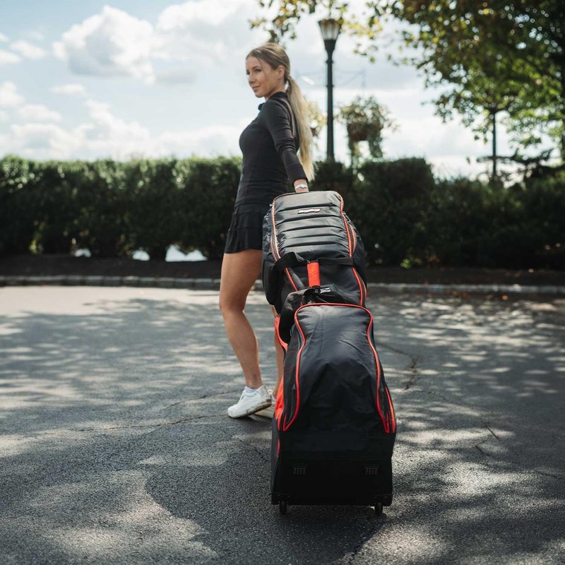 Bag Boy T-750 sac de voyage, noir/rouge