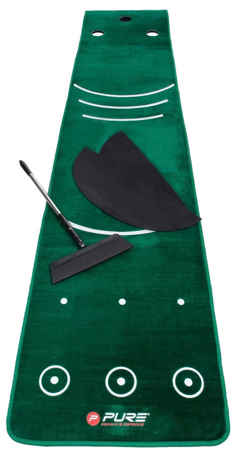 Pure 2 Improve Pure2Improve Dual Grain Putting Mat with Broom (335,3x69,9cm)