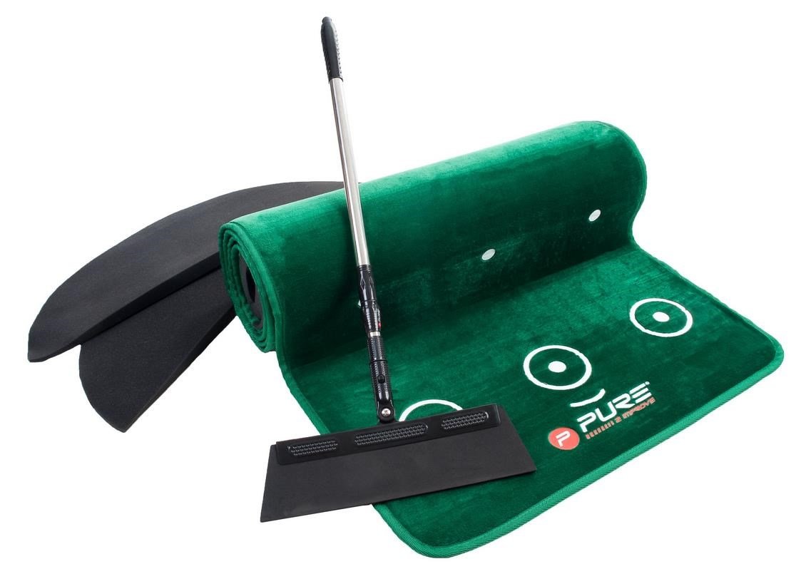 Pure 2 Improve Pure2Improve Dual Grain Putting Mat with Broom (335,3x69,9cm)