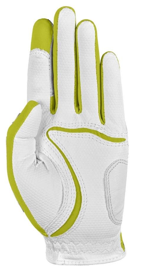 Zoom Zoom Weather gant de golf femme, blanc/citron vert