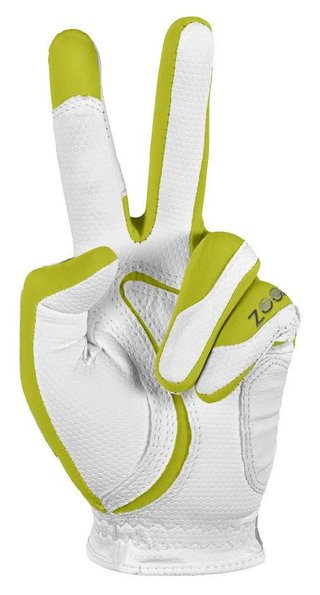 Zoom Zoom Weather gant de golf femme, blanc/citron vert
