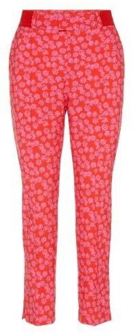 J.Lindeberg Gio Micro Stretch pantalon femme, pop pink flower print