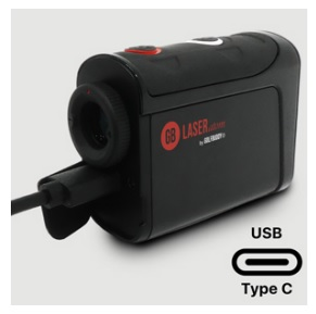 Golf Buddy Atom – rechargeable via USB-C