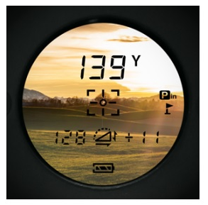 Golf Buddy Atom – 6× magnification viewfinder