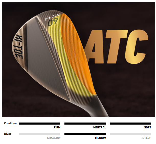 Diagramme de la semelle TaylorMade Hi-Toe 4 ATC Grind