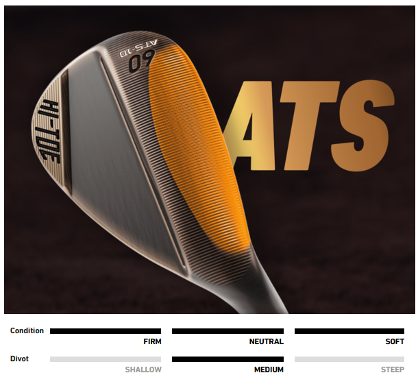 Diagramme de la semelle TaylorMade Hi-Toe 4 ATS Grind