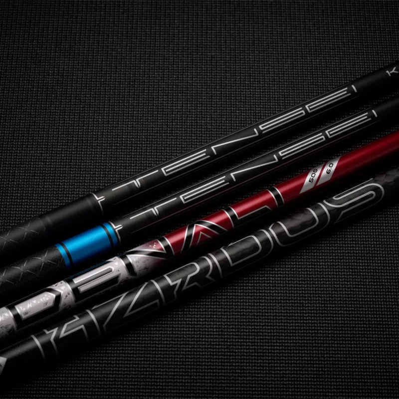 Aperçu des options de shafts Titleist GT2