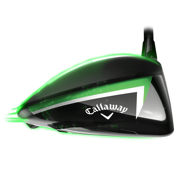 Forme aérodynamique Callaway Elyte X pour la vitesse de swing