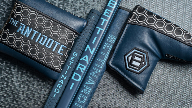 Composants premium de la série Bettinardi Antidote — shaft, grip et capuchon