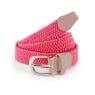 Ceinture en sangle extensible pour femme PING en coloris Flamant – vue de face
