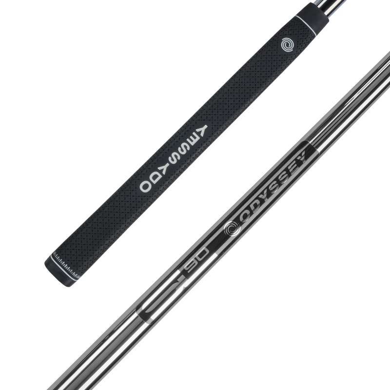 Grip Rubber Tour Pistol et shaft SL90 sur le putter Damascus Milled