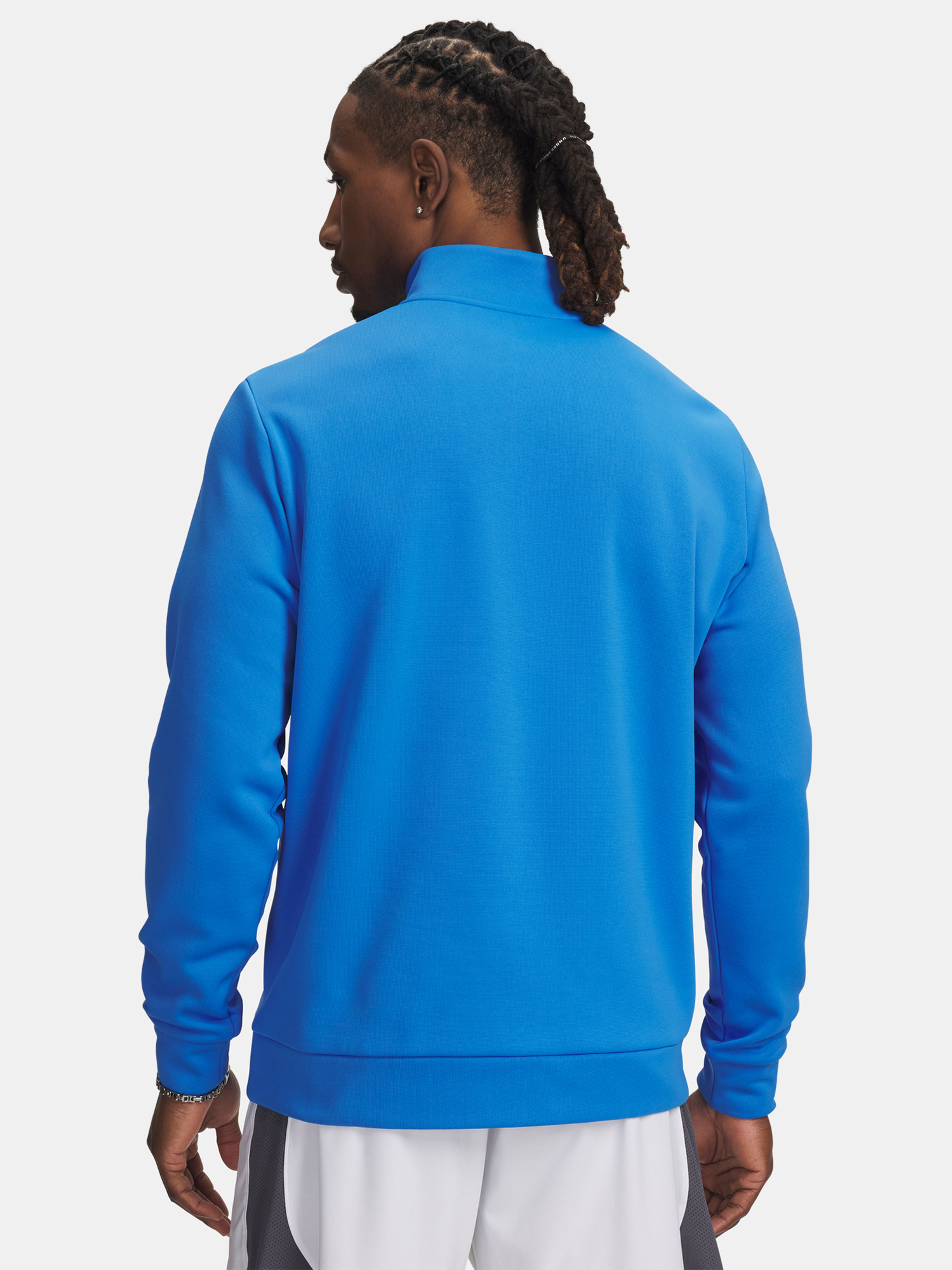 Under Armour Armour Fleece 1/4 Zip Homme - Vue arrière Team Royal