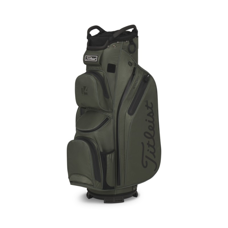 Sac chariot Titleist Cart 14 StaDry dans le coloris Cyprès/Noir/Noir
