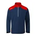 Veste demi-zip Ping AquaDrive dans le coloris Bleu Oxford/Rouge Classique