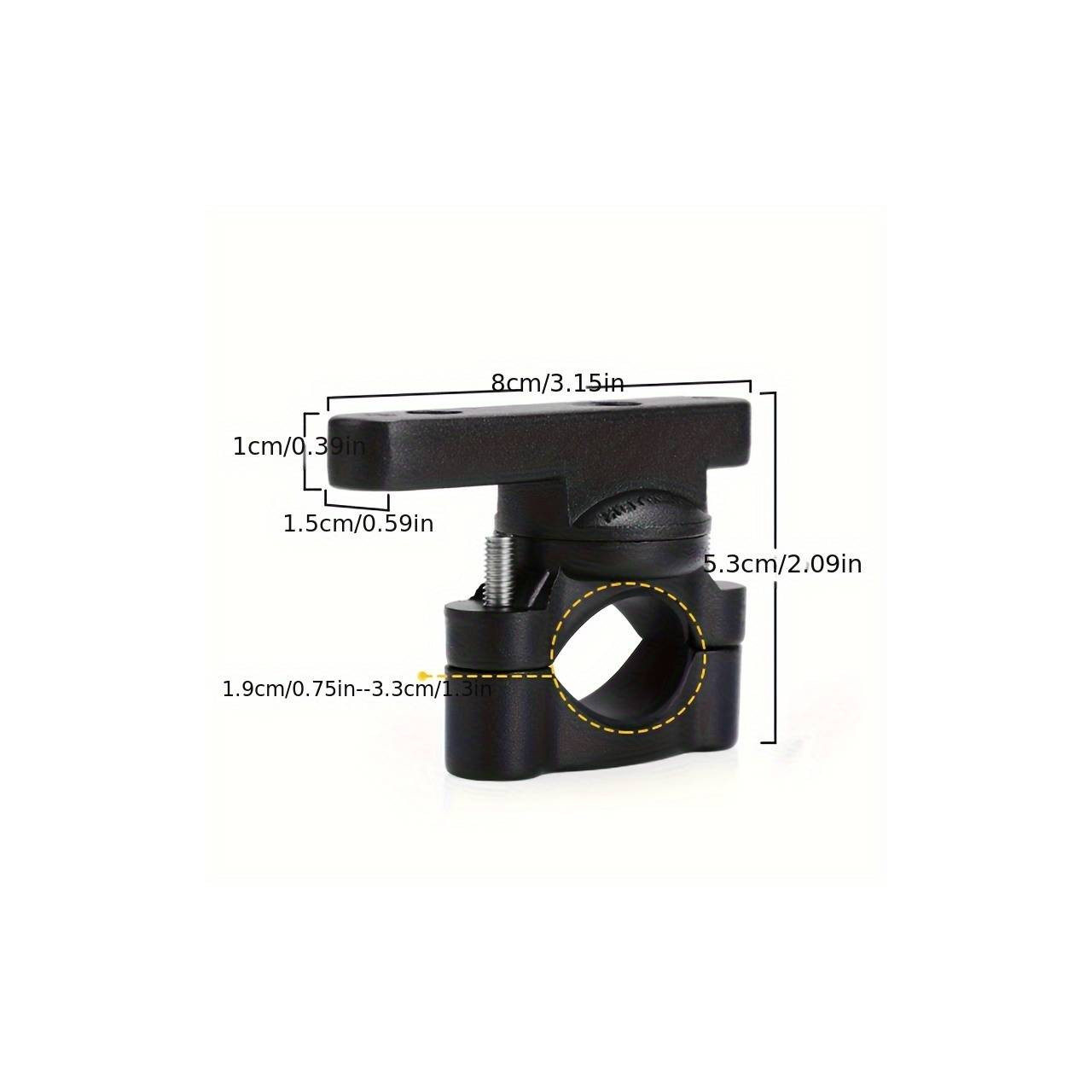Porte-gobelet universel Davies Caddy MDL3510 monté sur le tube d'un chariot de golf