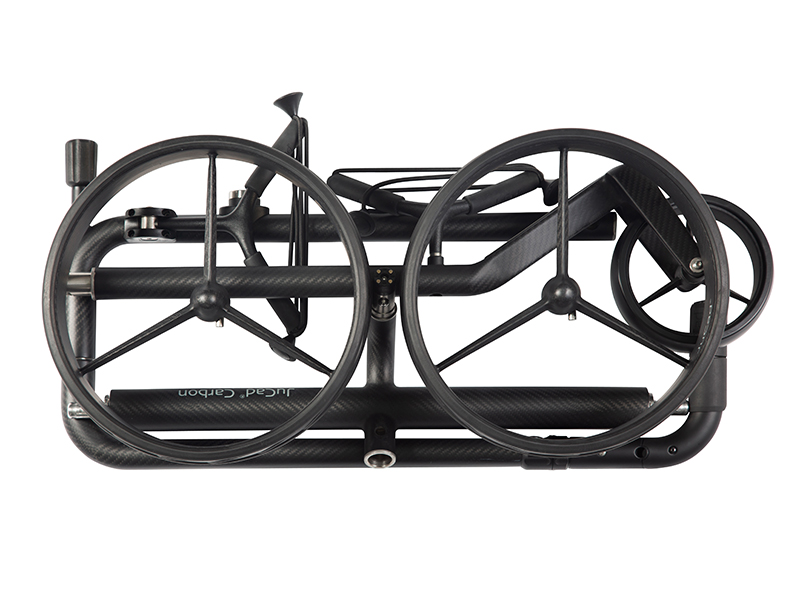 Chariot JuCad démonté avec dimensions de rangement mini