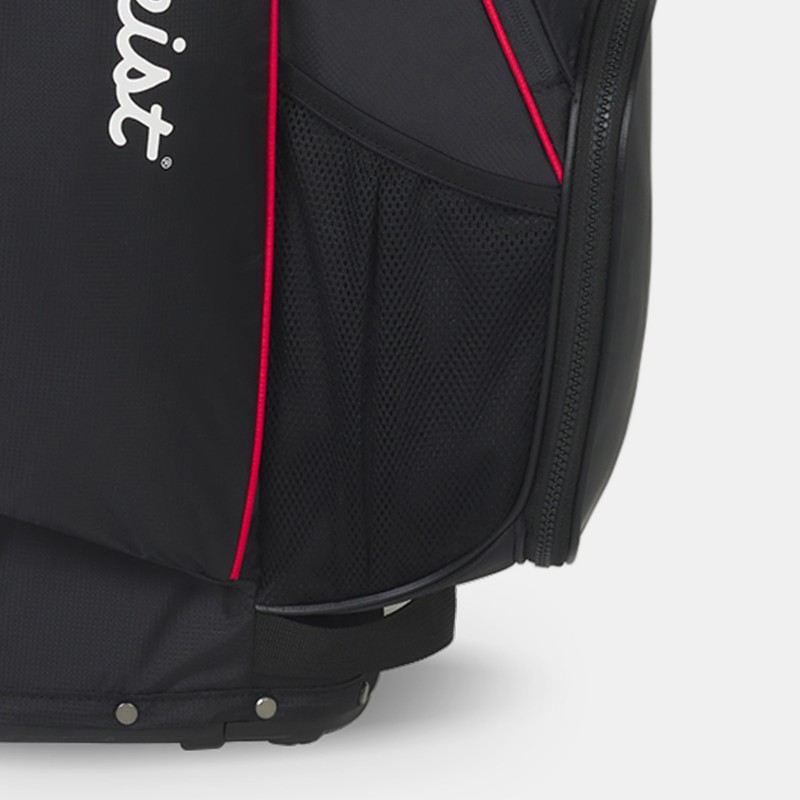 Poche extérieure en mesh pour boisson sur le sac trépied Titleist Players 4 Carbon