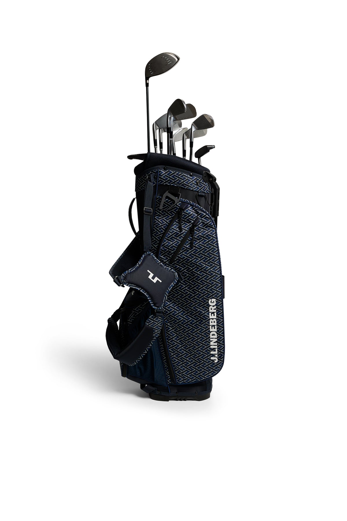 Sac de golf trépied imprimé J.Lindeberg JL Flare vue de face